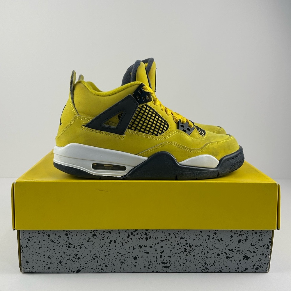 Nike Air Jordan 4 Retro Yellow Sneakers